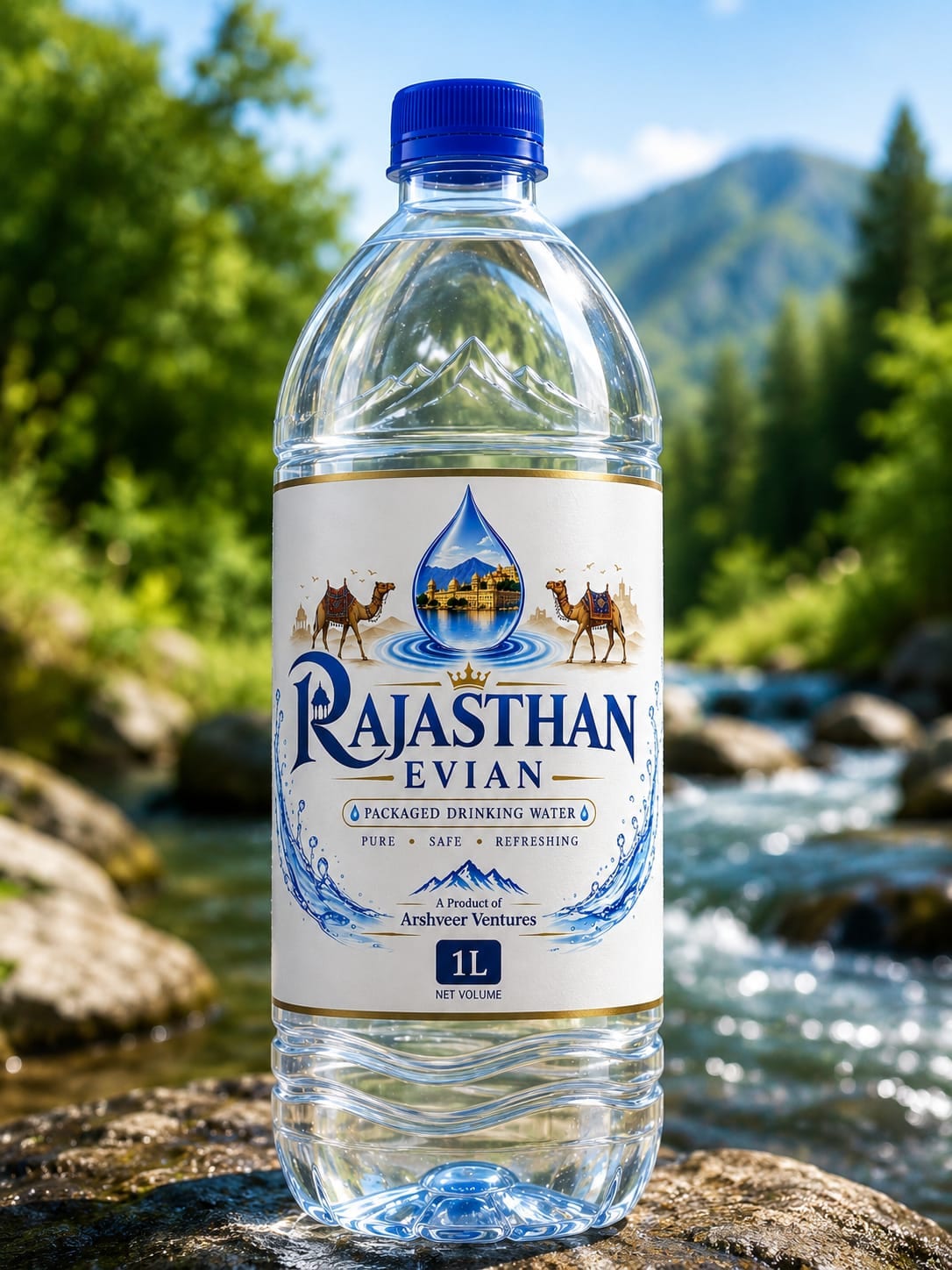 Rajasthan Evian 1 L bottle